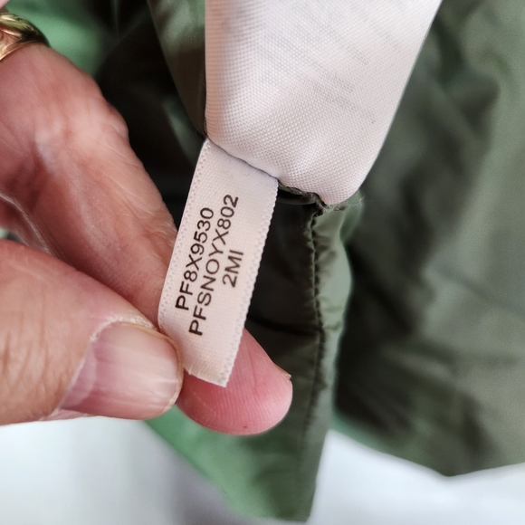 Calvin Klein Performance Womens 2X Premium Down Green Quilted Puffer Vest - Picture 6 of 11